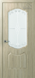 	межкомнатные двери 	Belwooddoors Перфекта витраж 36 дуб дорато