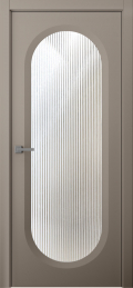 	межкомнатные двери 	Belwooddoors Аргентум 1В Волна эмаль мокко