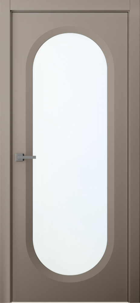 межкомнатные двери  Belwooddoors Аргентум 1В мателюкс эмаль мокко