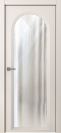 	межкомнатные двери 	Belwooddoors Аргентум 1E Волна эмаль жемчуг