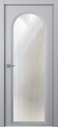 	межкомнатные двери 	Belwooddoors Аргентум 1E Волна эмаль пепельная