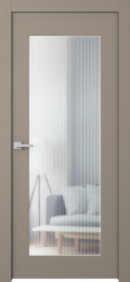 	межкомнатные двери 	Belwooddoors Белла 1 Волна эмаль мокко
