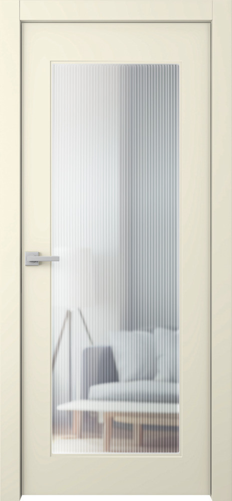 межкомнатные двери  Belwooddoors Белла 1 Волна эмаль шампань