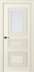 	межкомнатные двери 	Belwooddoors Палаццо 3/1 витраж 39 эмаль шампань